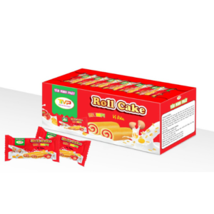 Bánh Roll Cake Vị Dâu